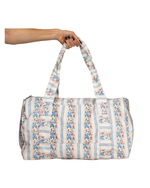 Mala Oval | Listrado Floral