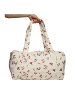 Mala Oval | Floral Rosas Vermelhas