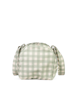 Mala Oval | Xadrez Verde Menta