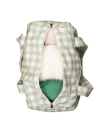 Mala Oval | Xadrez Verde Menta