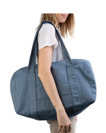 Mala Oval | Cinza Blue