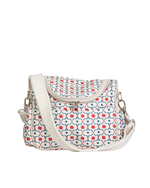 Lancheira Térmica Com Bolsos | Floral Geométrica
