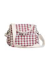 Lancheira Térmica Com Bolsos | Florzinhas Bicolor