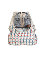 Lancheira Térmica Com Bolsos | Floral Geométrica