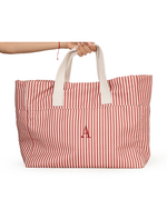 Bolsa Sacola | Listrado Vermelho