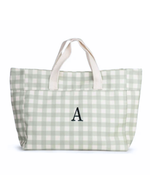 Bolsa Sacola | Xadrez Verde Menta