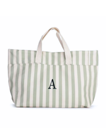 Bolsa Sacola | Listrado Verde Menta