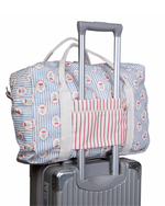 Bolsa Trip | Floral Listrado Botânico + Listrado Vermelho