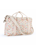 Bolsa Trip | Floral Botânico + Listrado Azul Claro