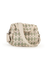 Lancheira Térmica Com Bolsos | Losango Verde Menta