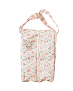 Mala Dupla | Floral Losango Botânico + Listrado Rose