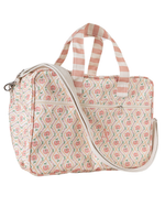 Mala Dupla | Floral Losango Botânico + Listrado Rose