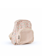 Mochila Petit | Floral Vichy Botânico + Listrado Rose