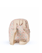 Mochila Petit | Floral Vichy Botânico + Listrado Rose