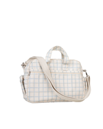 Bolsa Baby | Collab Tom - Xadrez 3 Cores Azul E Verde