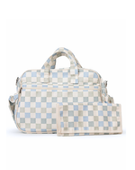Bolsa Baby | Collab Tom - Quadriculado Azul  E Verde