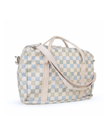 Bolsa Trip | Collab Tom - Quadriculado Azul  E Verde