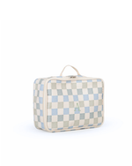 Kit Necessaire Maletinha |  Collab Tom - Quadriculado Azul E Verde