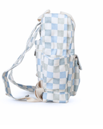 Mochila Adulto | Collab Tom - Quadriculado Azul  E Verde