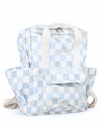 Mochila Adulto | Collab Tom - Quadriculado Azul  E Verde