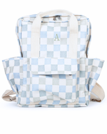 Mochila Adulto | Collab Tom - Quadriculado Azul  E Verde