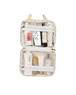 Necessaire 2 Lados | Collab Tom - Xadrez 3 Cores Azul E Verde