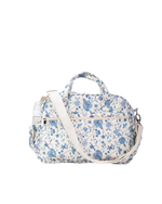 Bolsa Baby | Floral Jardim Azul Claro + Listrado Azul Claro