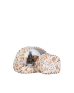 Kit Necessaire Meia Lua | Floral Jardim Kraft + Listrado Kraft