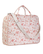 Mala Baby | Floral Jardim Rose + Listrado Rose
