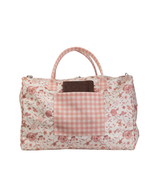 Mala Básica | Floral Jardim Rose + Xadrez Rose
