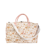 Mala Básica | Floral Jardim Kraft + Xadrez Rose