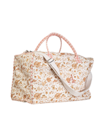 Mala Básica | Floral Jardim Kraft + Xadrez Rose