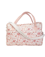 Mala GG | Floral Jardim Rose + Xadrez Rose