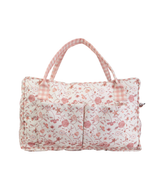 Mala GG | Floral Jardim Rose + Xadrez Rose