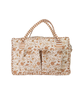 Mala GG | Floral Jardim Kraft + Listrado Kraft