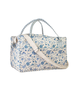 Mala GG | Floral Jardim Azul Claro + Xadrez Azul Claro