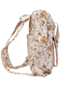 Mochila Adulto | Floral Jardim Kraft + Listrado Kraft