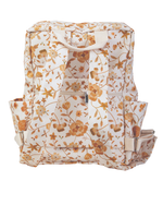 Mochila Adulto | Floral Jardim Kraft + Listrado Kraft