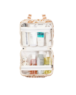 Necessaire 2 Lados | Floral Jardim Kraft + Listrado Kraft