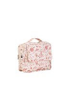 Necessaire 2 Zíperes | Floral Jardim Rose + Listrado Rose