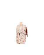 Necessaire 2 Zíperes | Floral Jardim Rose + Listrado Kraft