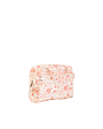 Necessaire Malinha | Floral Jardim Rose + Listrado Rose