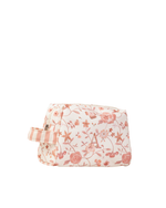 Necessaire Pequena | Floral Jardim Rose + Listrado Rose