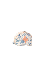 Necessaire Remédios | Floral Jardim Azul Claro + Listrado Rose