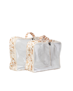 Organizador De Mala | Floral Jardim Kraft + Listrado Kraft