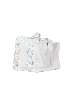 Organizador De Mala | Floral Jardim Azul Claro + Listrado Azul Claro