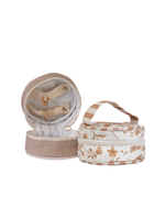 Porta Jóias | Floral Jardim Kraft + Listrado Kraft