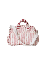 Bolsa Baby | Mini Florzinhas + Listrado Vinho