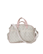 Bolsa Baby | Raminho De Flor + Listrado Vinho
