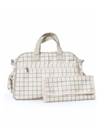 Bolsa Baby | Vichy Verde Menta + Listrado Verde Menta